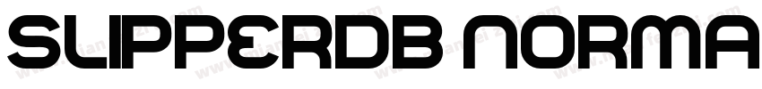 SlipperDB Normal字体转换
